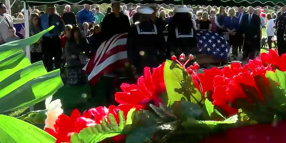 Fallen Louisiana Navy veteran laid to rest on the 81st anniversary of the Pearl Harbor attack